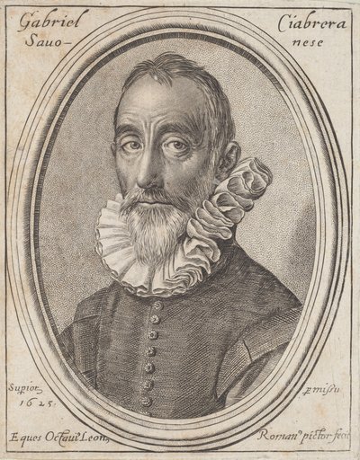 Gabriello Chiabrera av Ottavio Leoni