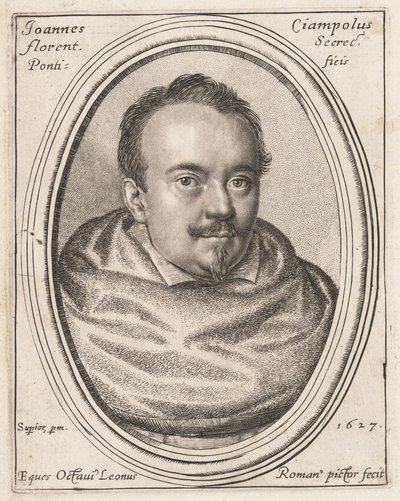 Giovanni Ciampoli, påvlig sekreterare av Ottavio Leoni