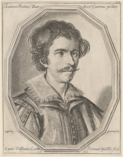 Giovanni Francesco Barbieri, kallad Guercino av Ottavio Leoni