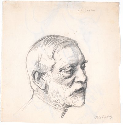 Bryggare J.C. Jacobsens huvud av Otto Bache