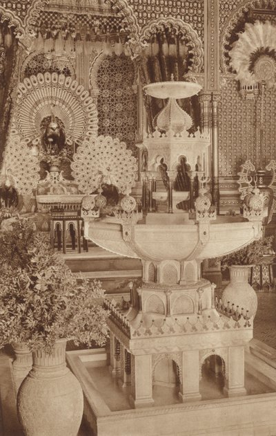 Morisk kiosk, nära det bayerska kungarslottet Linderhof av Otto Ballerstedt
