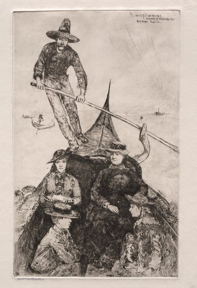Etsningar av Venedig, 1881. av Otto H. Bacher