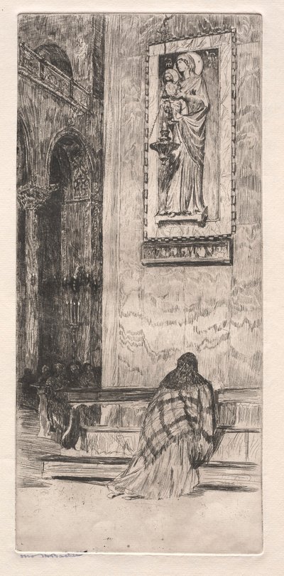 Etsningar av Venedig: St. Marks, 1800-talet. av Otto H. Bacher
