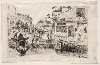 Ponte Tolentine, 1880. av Otto H. Bacher