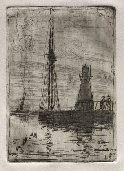 River Pier, 1878. av Otto H. Bacher