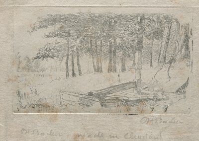 Skiss från naturen av Otto H. Bacher