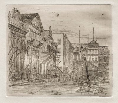 Southwest Corner, Public Square, Cleveland, 1878. av Otto H. Bacher