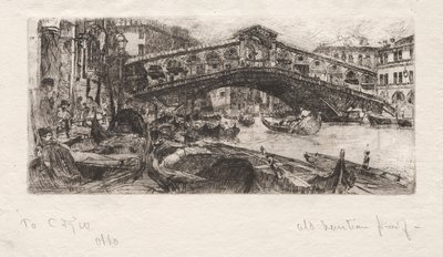 Rialto, Venedig av Otto H. Bacher