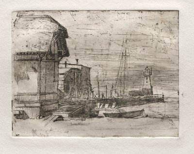 West Pier, 1878. av Otto H. Bacher
