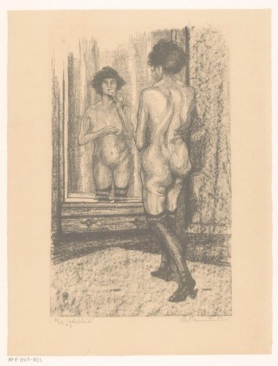 Fåfänga (originaltitel på objekt) av Otto Hanrath (signed by artist)