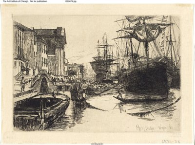 Fondamenta delle Zattere av Otto Henry Bacher