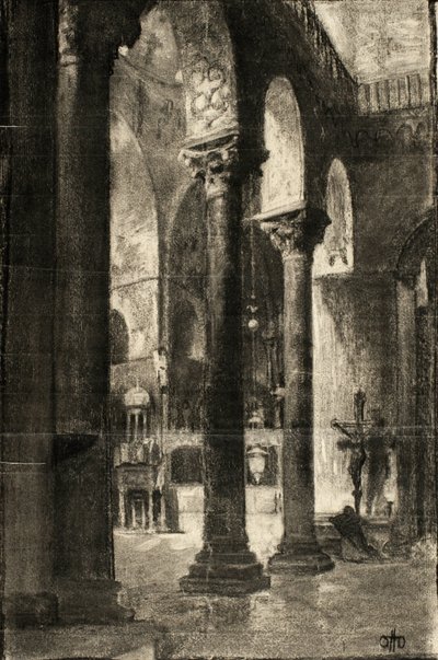 Sankt Markus Venedig av Otto Henry Bacher