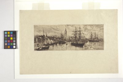 Venedig, Sjöfart och Palazzo Ducale av Otto Henry Bacher