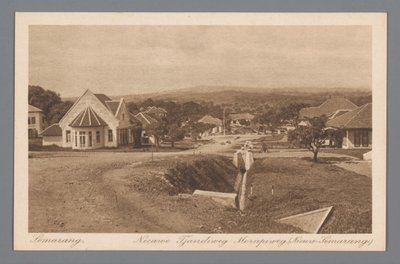 semarang. Nya Tjandiweg-Merapiweg. (Ny Semarang) av Otto Hisgen
