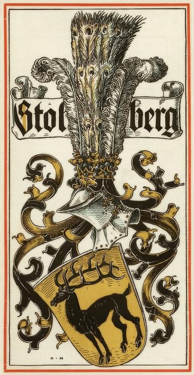 De tyska furstehusens vapen: Stolberg av Otto Hupp