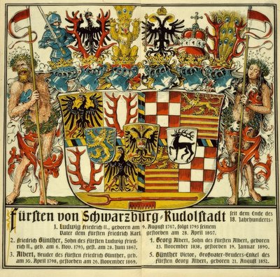 Prins av Schwarzburg-Rudolstadt av Otto Hupp