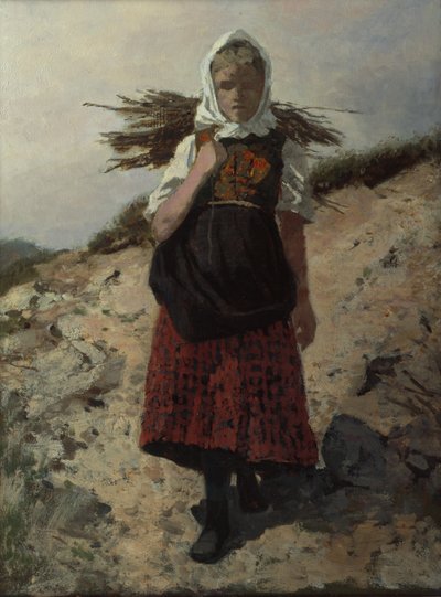 Ved samlad (olja på duk) av Otto Ludvig Sinding