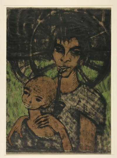 Zigenska Madonna av Otto Mueller