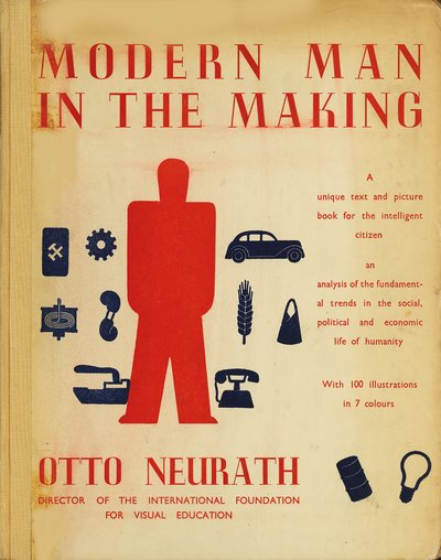 Omslag till Modern Man in the Making, 1939. av Otto Neurath