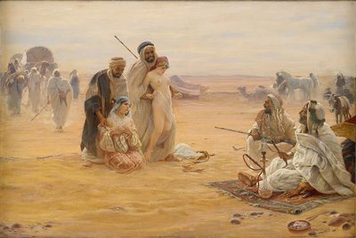Slavmarknaden, 1910 av Otto Pilny