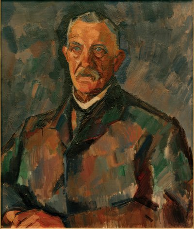 Porträtt av Ernst Langer av Otto Richard Langer