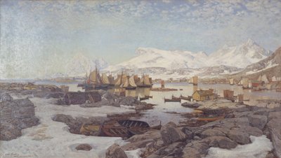 Vår i Lofoten av Otto Sinding