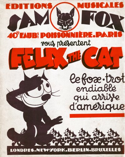 Katten Felix. (gravyr, cirka 1930) av Otto and Sullivan Pat Messmer