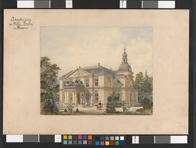 Ombyggnad av villan "Hahn" i Baden av Otto Wagner