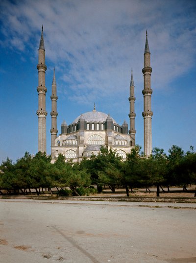 Utsikt över moskén (1575) av Ottoman School