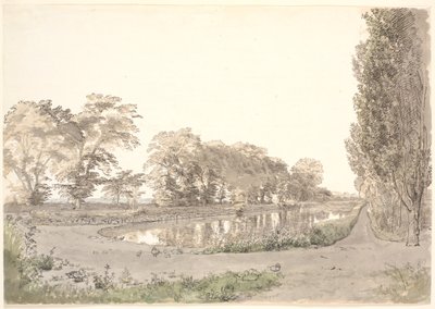 Dammen vid Vogneserup av P.C. Skovgaard