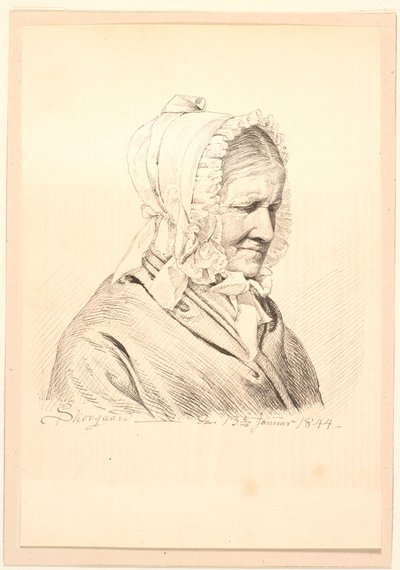Fru Anneken Marie von Würden f. Sponum, H.E. väns svigermor. av P.C. Skovgaard