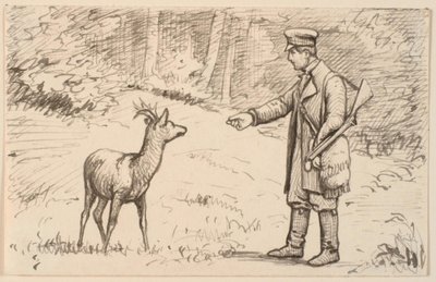 Mötet i skogen av P.C. Skovgaard