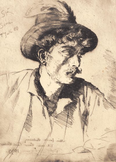 Italiensk lantarbetare. Sora av Peder Severin Krøyer