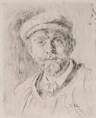 Självporträtt av Peder Severin Krøyer