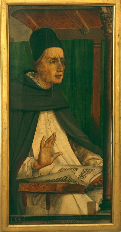 Albert den store (olja på duk) av P. (c.1450 1504) Joos van Gent and Berruguete