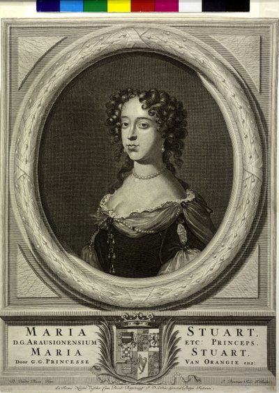 Drottning av England Maria II av P. Bouttats