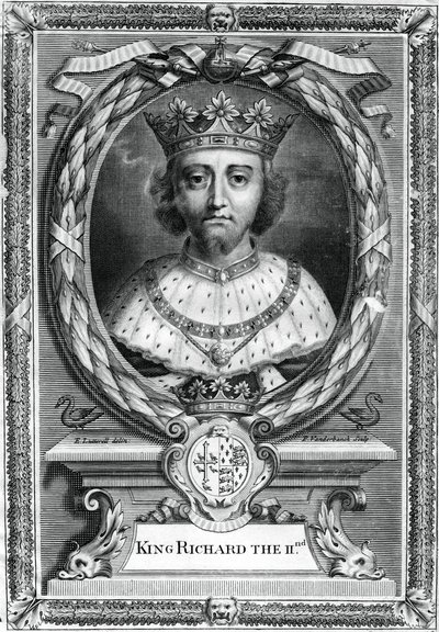 Richard II, kung av England. av P. Vanderbanck