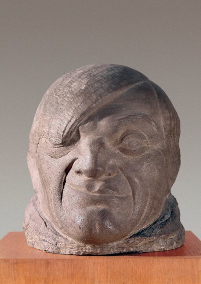 Porträtt av den spanske målaren Pablo Picasso av Pablo Gargallo