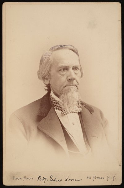 Porträtt av Elias Loomis 1811-1889, mellan 1883 och 1889. av Pach Bros