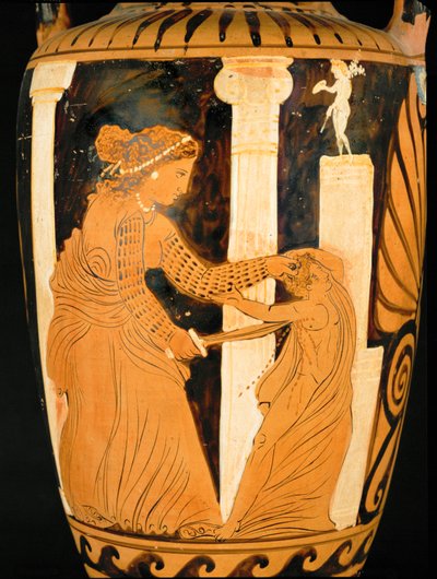 Medea dödar sin son, för att hämnas Jasons otrohet... av Painter Ixion