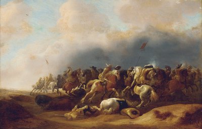 Ett kavalleriförlovning av Palamedes Palamedesz
