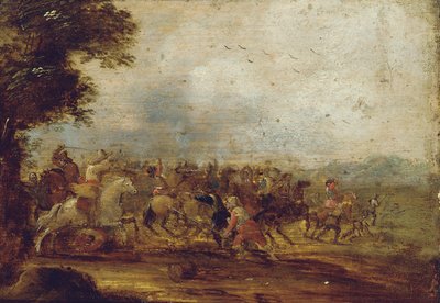 Ett kavalleriförlovning av Palamedes Palamedesz