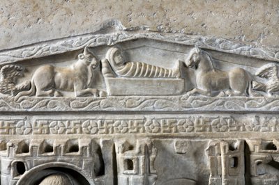 Stilichos sarkofag (marmor) av Paleo Christian