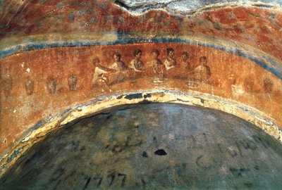 Eukaristin (fresk) av Paleo Christian