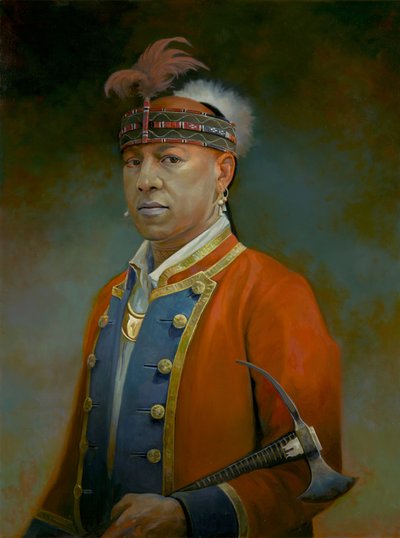 Allied to the King, 2017 (olja på duk) av Pamela Patrick White