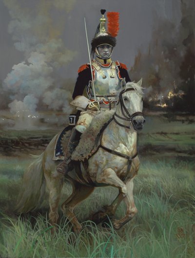 Cuirassier, 2016 (olja på duk) av Pamela Patrick White