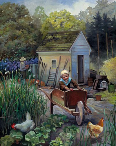 Liberty, 2011 (olja på duk) av Pamela Patrick White