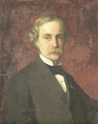 Johann Wilhelm Kaiser (1813-1900). Grafiker, chef för Gravyrskolan och Rijksmuseum av Pantaleon Szyndler