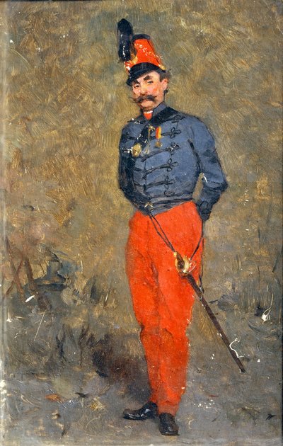 Porträtt av Luigi Comastri (olja på duk) av Paolo Bedini