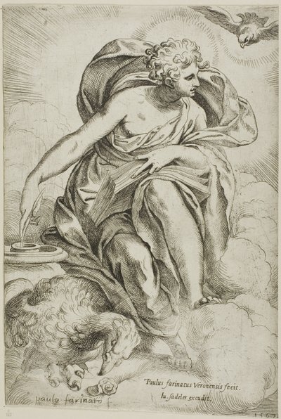 Sankt Johannes evangelisten av Paolo Farinati